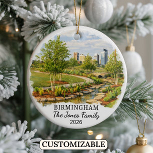 Enfeite Personalizado de Birmingham, Alabama Perso