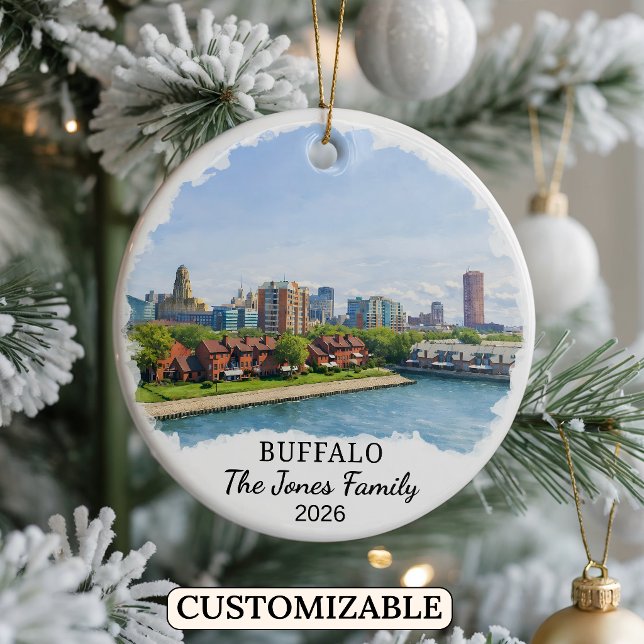 Enfeite Personalizado de Buffalo, Nova York Person (Criador carregado)