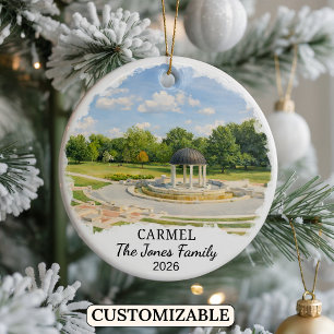 Enfeite Personalizado de Carmel, Estado de Indiana