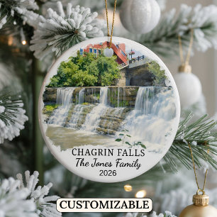 Enfeite Personalizado de Chagrin Falls, Ohio Perso