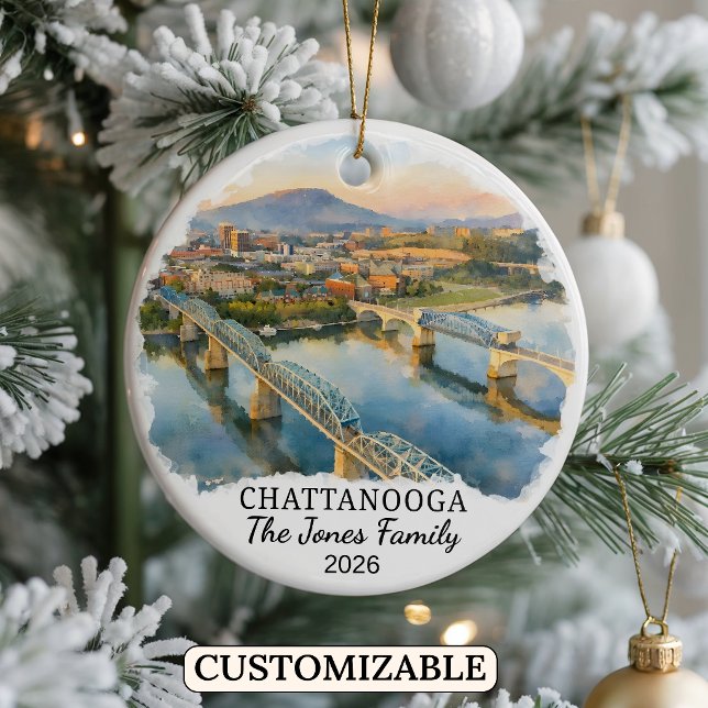 Enfeite Personalizado de Chattanooga, Tennessee Pe (Criador carregado)