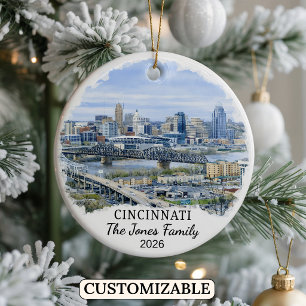 Enfeite Personalizado de Cincinnati, Ohio Personal