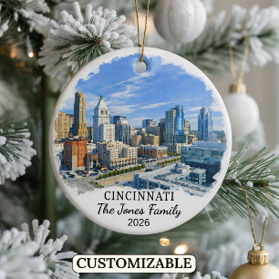 Enfeite Personalizado de Cincinnati, Ohio Personal