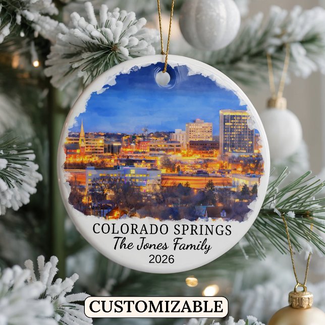 Enfeite Personalizado de Colorado Springs, Colorad (Criador carregado)