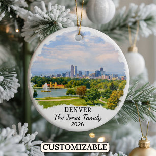 Enfeite Personalizado de Denver, Colorado Personal