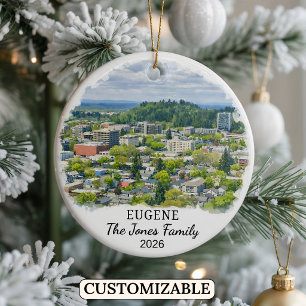 Enfeite Personalizado de Eugene, Oregon Personaliz