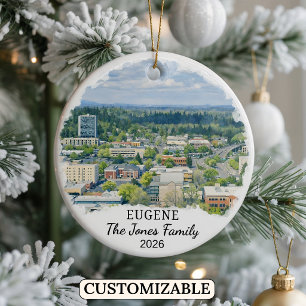 Enfeite Personalizado de Eugene, Oregon Personaliz