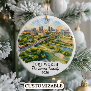 Enfeite Personalizado de Fort Worth, Texas Persona