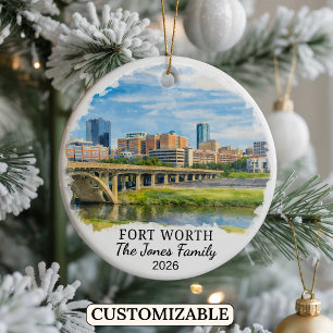 Enfeite Personalizado de Fort Worth, Texas Persona