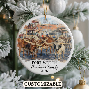 Enfeite Personalizado de Fort Worth, Texas Persona