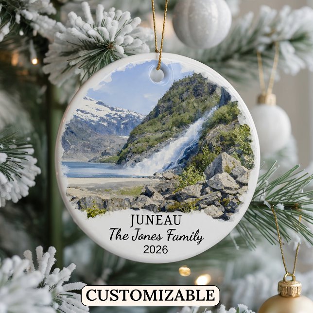Enfeite Personalizado de Juneau, Alasca Personaliz (Criador carregado)