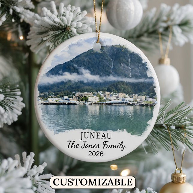 Enfeite Personalizado de Juneau, Alasca Personaliz (Criador carregado)