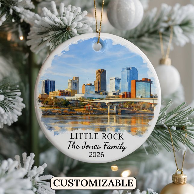 Enfeite Personalizado de Little Rock, Arkansas Cus (Criador carregado)