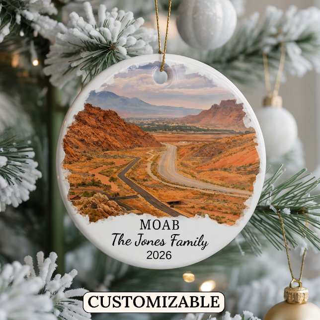 Enfeite Personalizado de Moab, Estado de Utah Pers (Criador carregado)