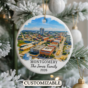 Enfeite Personalizado de Montgomery, Alabama Perso