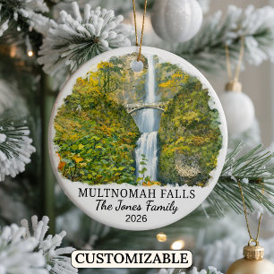 Enfeite Personalizado de Multnomah Falls, Oregon