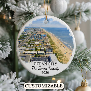 Enfeite Personalizado de Ocean City, Maryland Pers