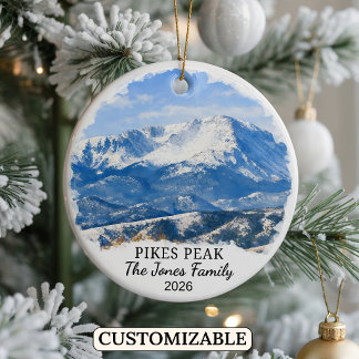Enfeite Personalizado de Pikes Peak, Colorado Pers