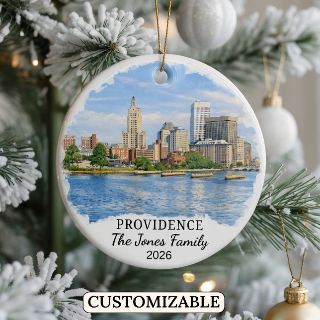 Enfeite Personalizado de Providence, Rhode Island (Criador carregado)