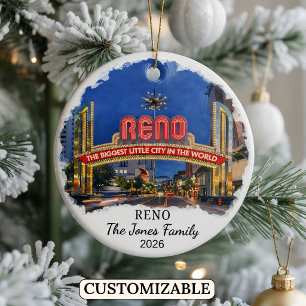 Enfeite Personalizado de Reno, Estado de Nevada Pe