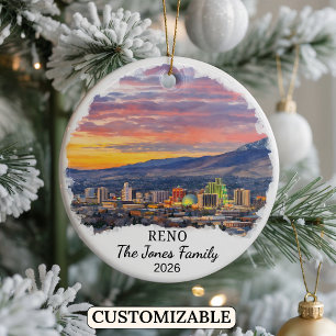 Enfeite Personalizado de Reno, Estado de Nevada Pe