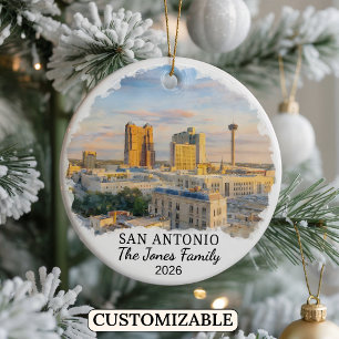 Enfeite Personalizado de San Antonio, Texas Person
