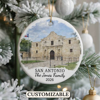 Enfeite Personalizado de San Antonio, Texas Person