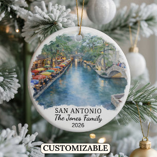 Enfeite Personalizado de San Antonio, Texas Person