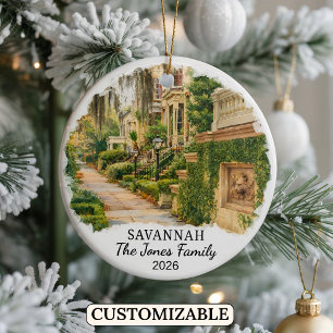 Enfeite Personalizado de Savannah, Geórgia Persona