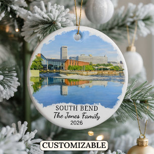 Enfeite Personalizado de South Bend, Indiana Perso