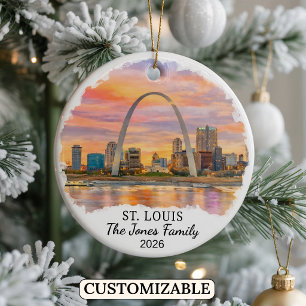 Enfeite Personalizado de St. Louis, Missouri Perso