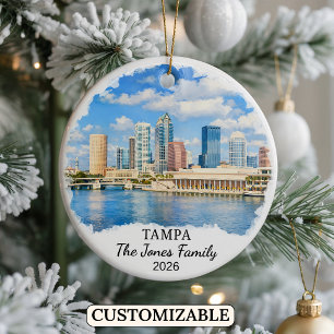 Enfeite Personalizado de Tampa, Flórida Personaliz
