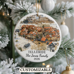 Enfeite Personalizado de Telluride, Colorado Perso