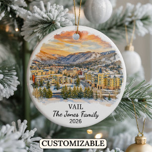 Enfeite Personalizado de Vail, Estado do Colorado 