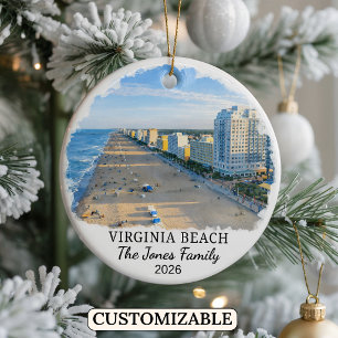 Enfeite Personalizado de Virginia Beach, Virgínia
