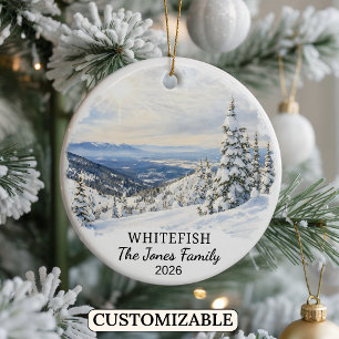 Enfeite Personalizado de Whitefish, Montana Person