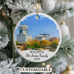 Enfeite Personalizado de Wichita, Kansas Personali
