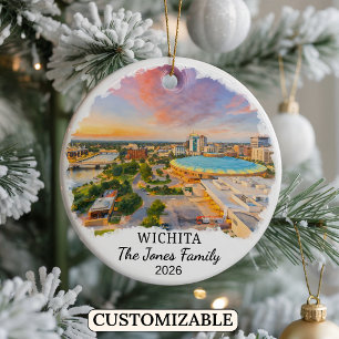 Enfeite Personalizado de Wichita, Kansas Personali