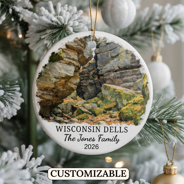 Enfeite Personalizado de Wisconsin Dells, Wisconsi (Criador carregado)