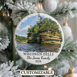 Enfeite Personalizado de Wisconsin Dells, Wisconsi