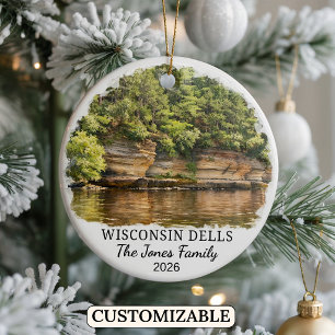 Enfeite Personalizado de Wisconsin Dells, Wisconsi