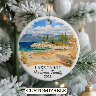 Enfeite Personalizado do Lago Tahoe, Nevada Person