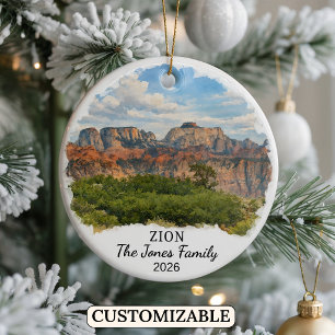 Enfeite Personalizado do Parque Nacional de Zion,