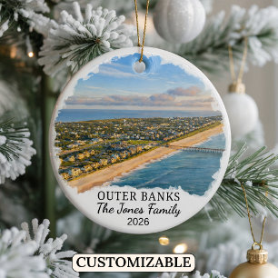 Enfeite Personalizado Outer Banks, Carolina do Nor
