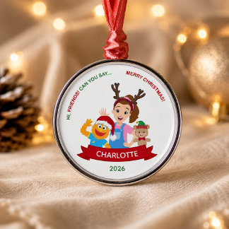 Enfeite Personalizado para Crianças, Enfeite da Sr