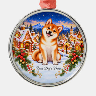 Enfeite Personalizado Shiba Inu, Nome de Cachorro