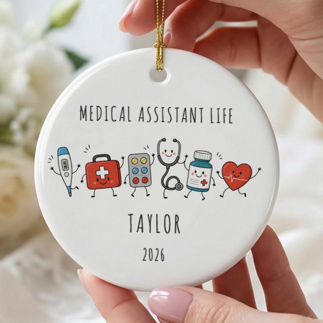 Enfeite Personalizado Vida de Assistente Médico (Criador carregado)