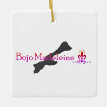 Enfeite Quadrado Brilhante Bojo