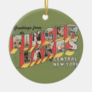 Enfeite Retro Finger Lakes NY