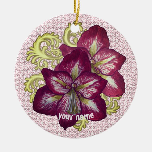 Enfeite Rondo Amaryllis (Frente)